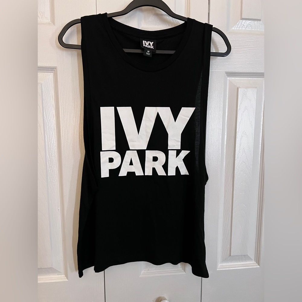 IVY PARK Black and White Tank Top Size Medium